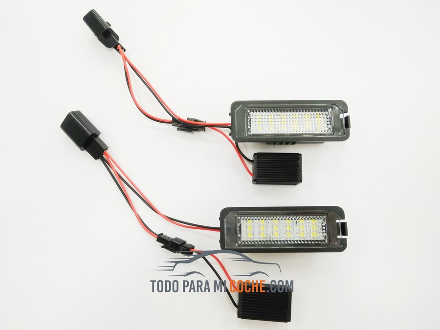 Luces LED Canbus para matrícula de coche, 2 piezas, para Seat Leon