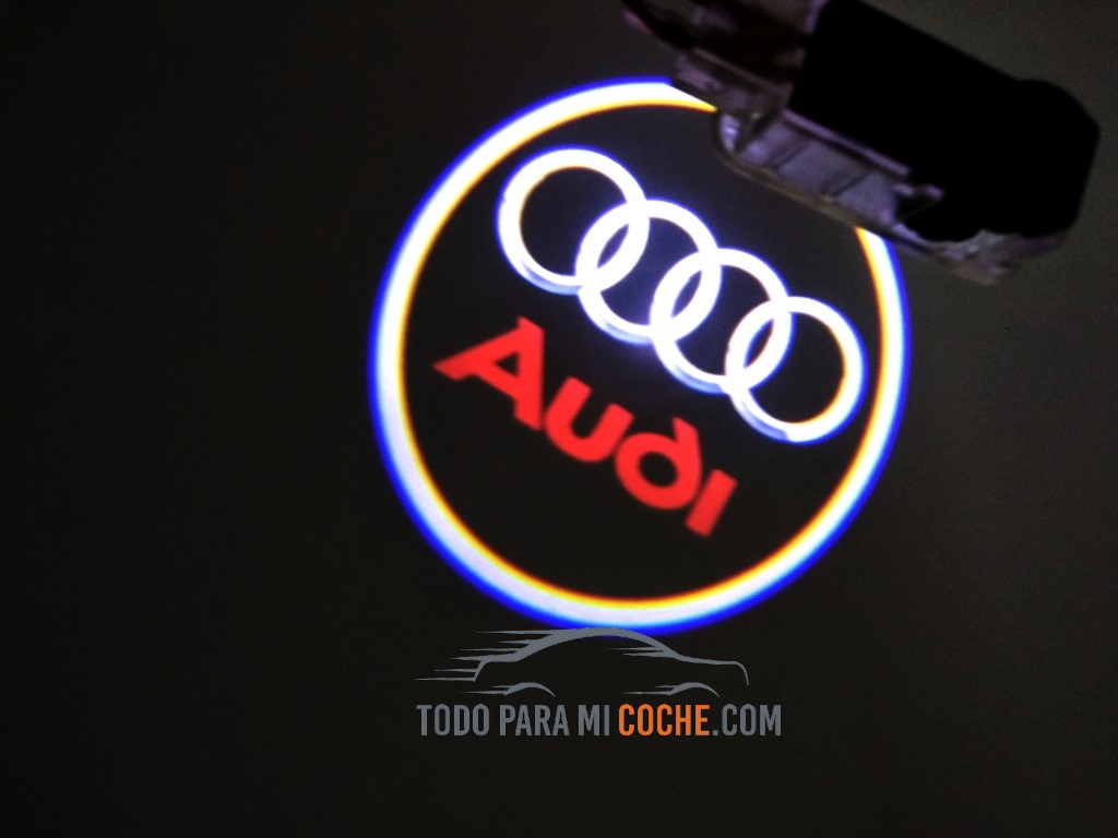 LUZ CORTESIA EN PUERTA CON LOGO AUDI - Electricidad Audi A3 8V - Audisport  Iberica