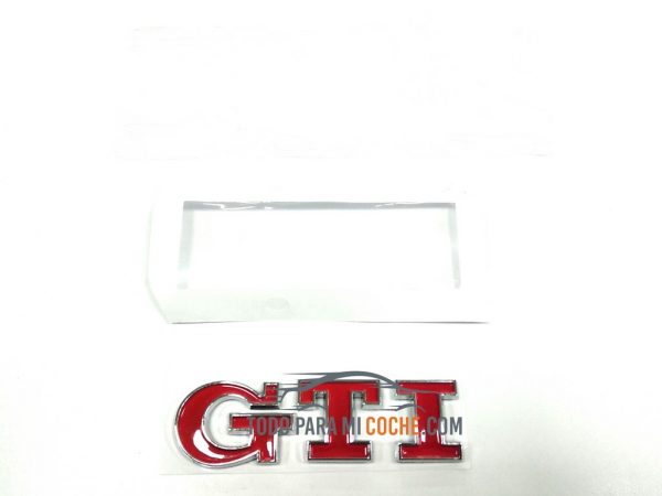 Logo GTI Trasero Rojo (2)