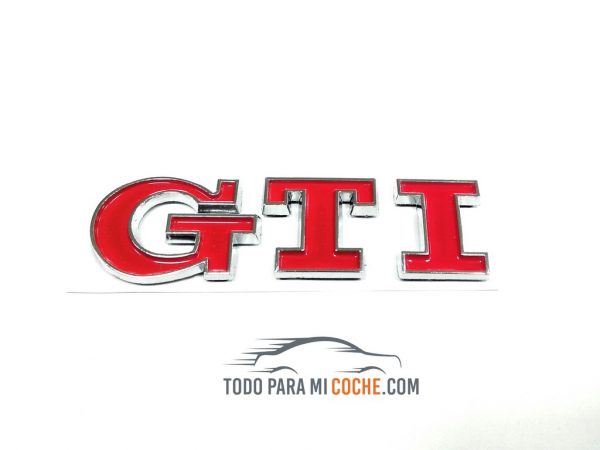 Logo GTI Trasero Rojo (4)