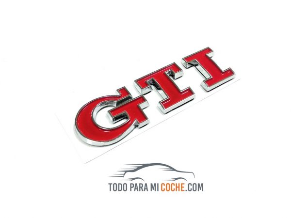 Logo GTI Trasero Rojo (5)