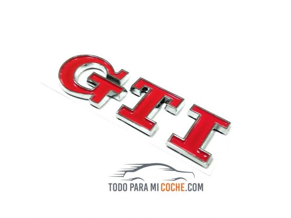 Logo GTI Trasero Rojo (6)