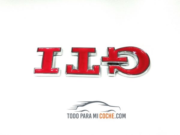 Logo GTI Trasero Rojo (7)