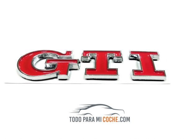 Logo GTI Trasero Rojo (8)